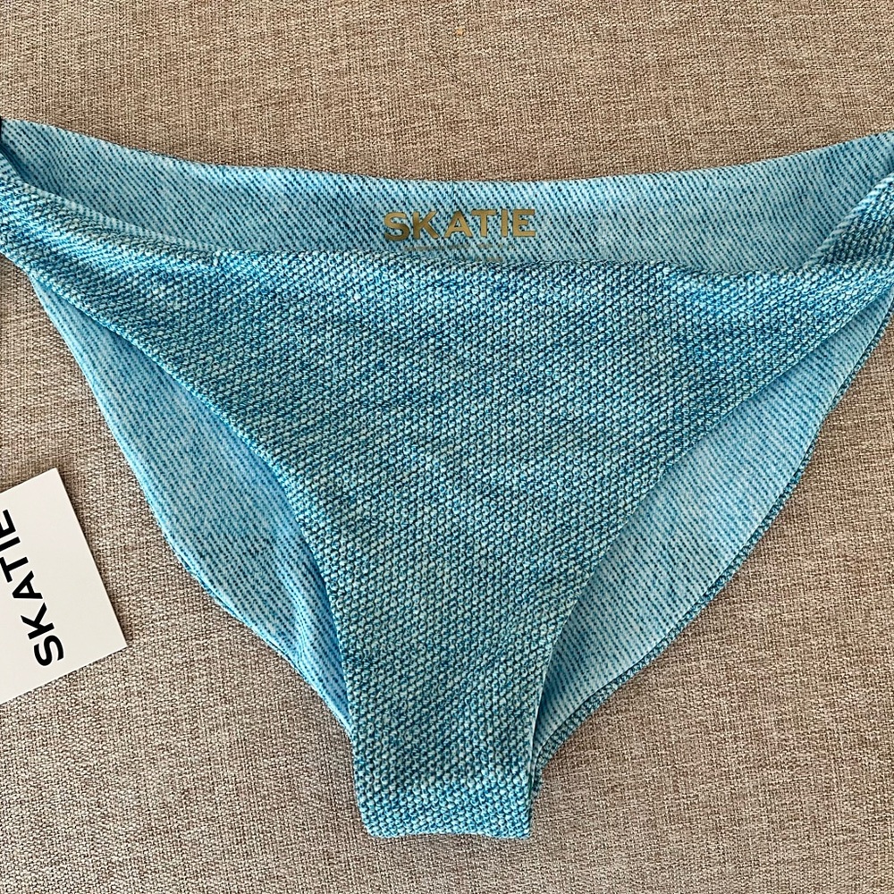 Skatie Swim Cheryl Bottoms in Denim